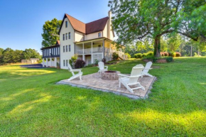 Home with Fire Pit on 27 Acres in Walhalla!
